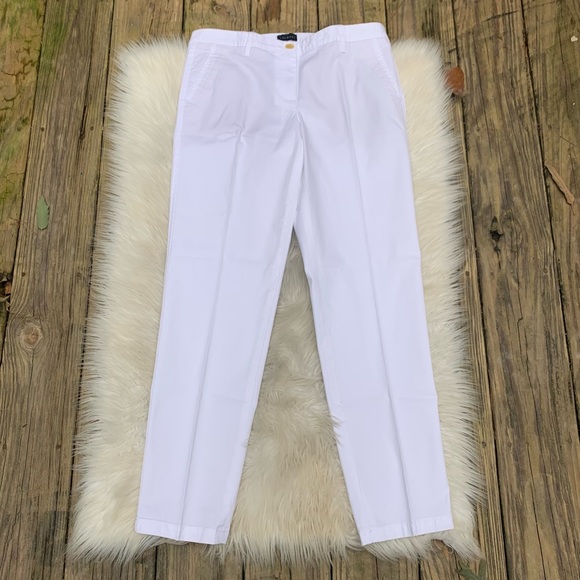 Talbots Pants - Talbots White Relaxed Chino Pants